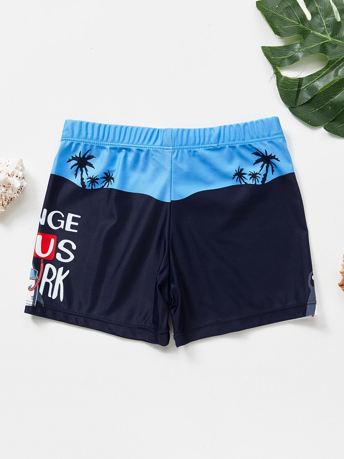 Boys' Cartoon Swim Shorts