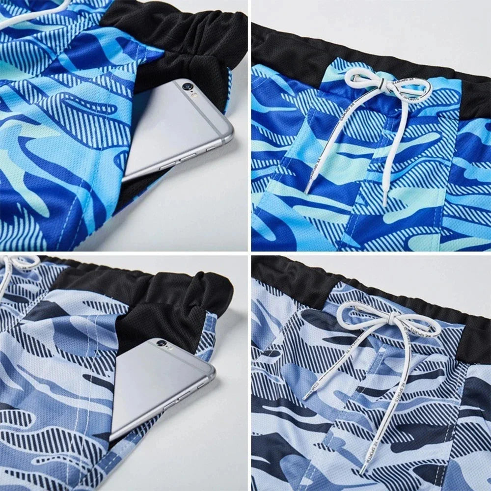 Mens Swim Trunks with Pockets