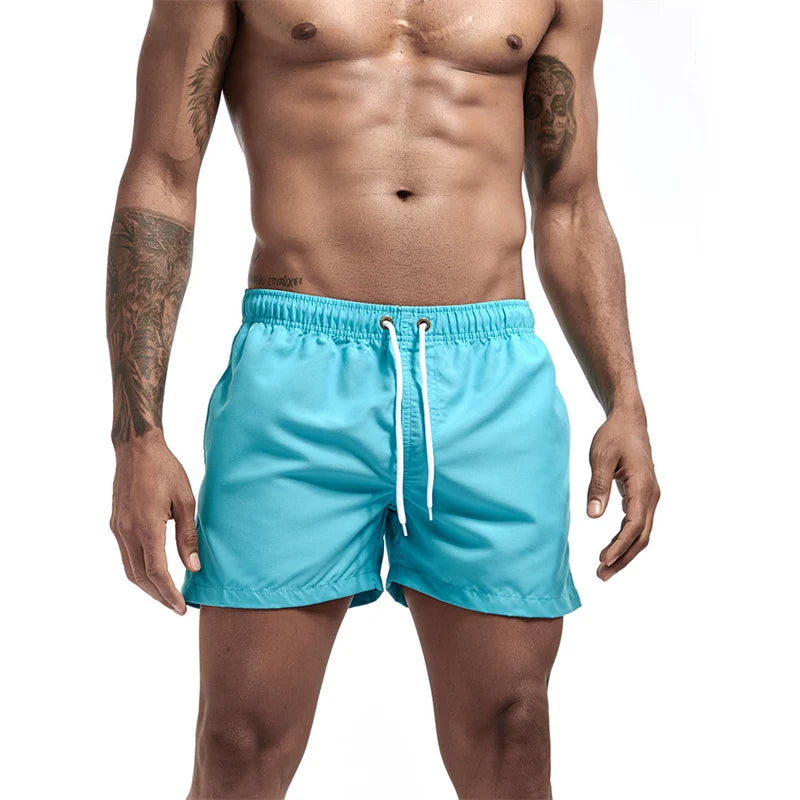 Men's Quick-Dry Swim Trunks with Mesh Lining