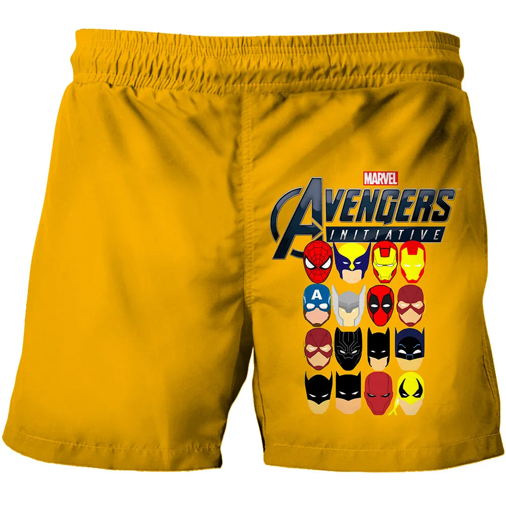 Cartoon Kids' Quick-Dry Swim Shorts