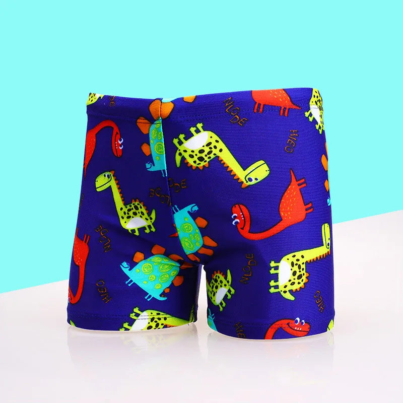Boys' Cartoon Dino & Shark Swim Shorts