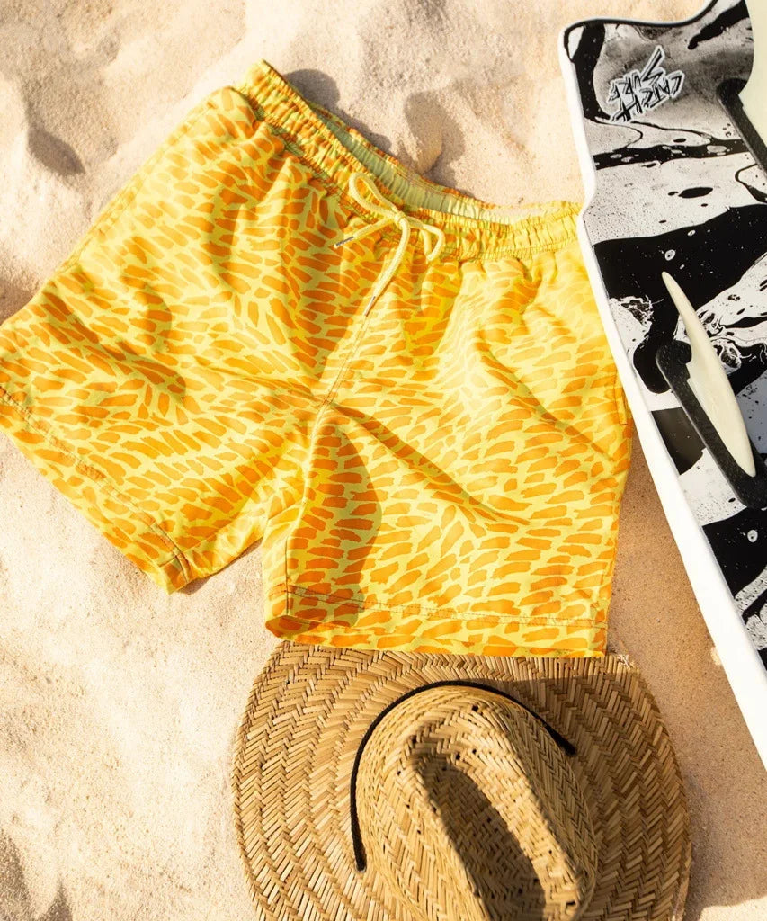 Magical Color-Changing Beach Shorts for Men