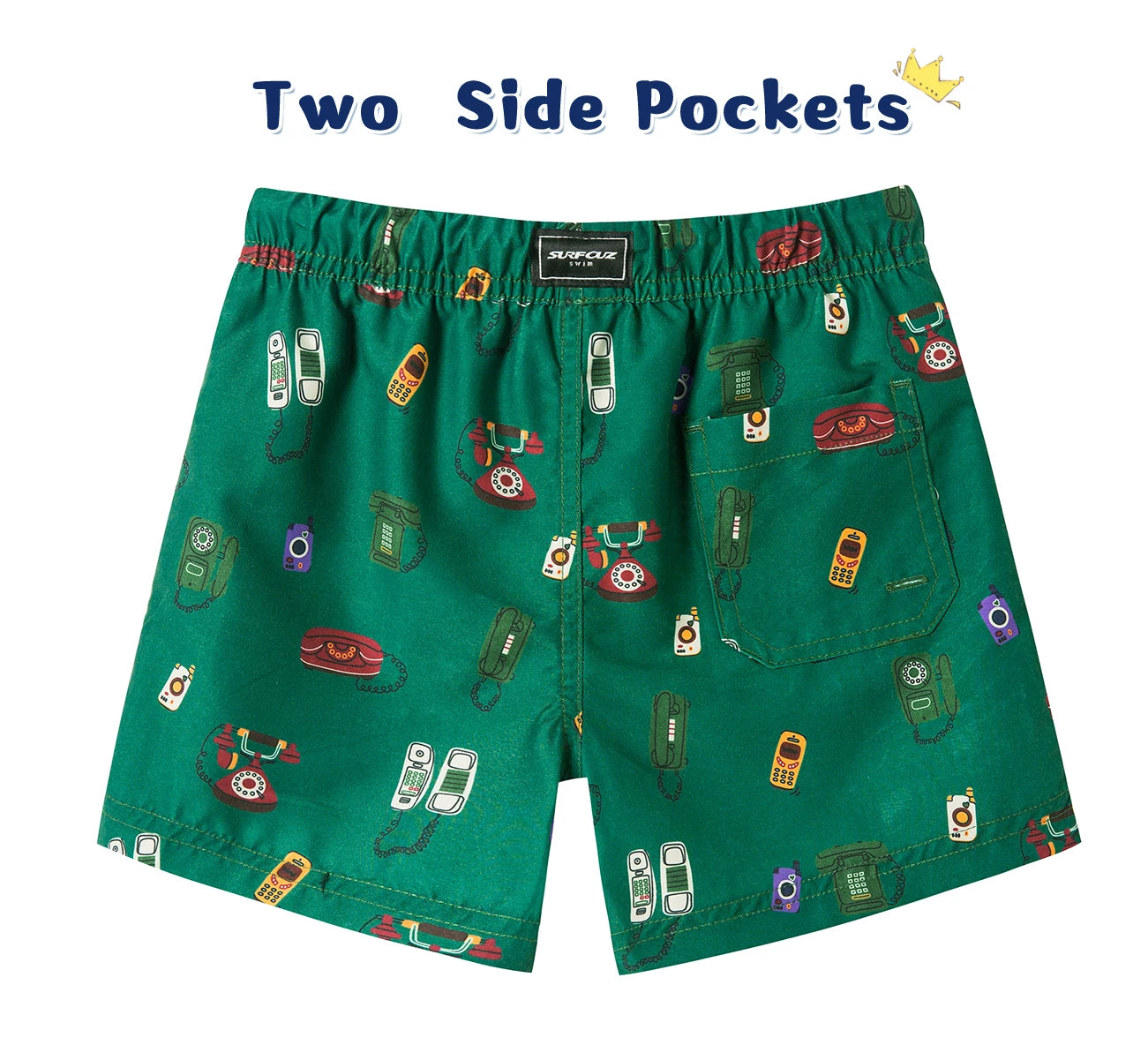 UPF 50+ Boys' Swim Trunks