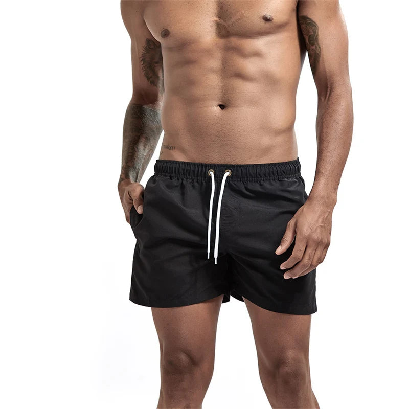 Men's Quick-Dry Swim Trunks with Mesh Lining