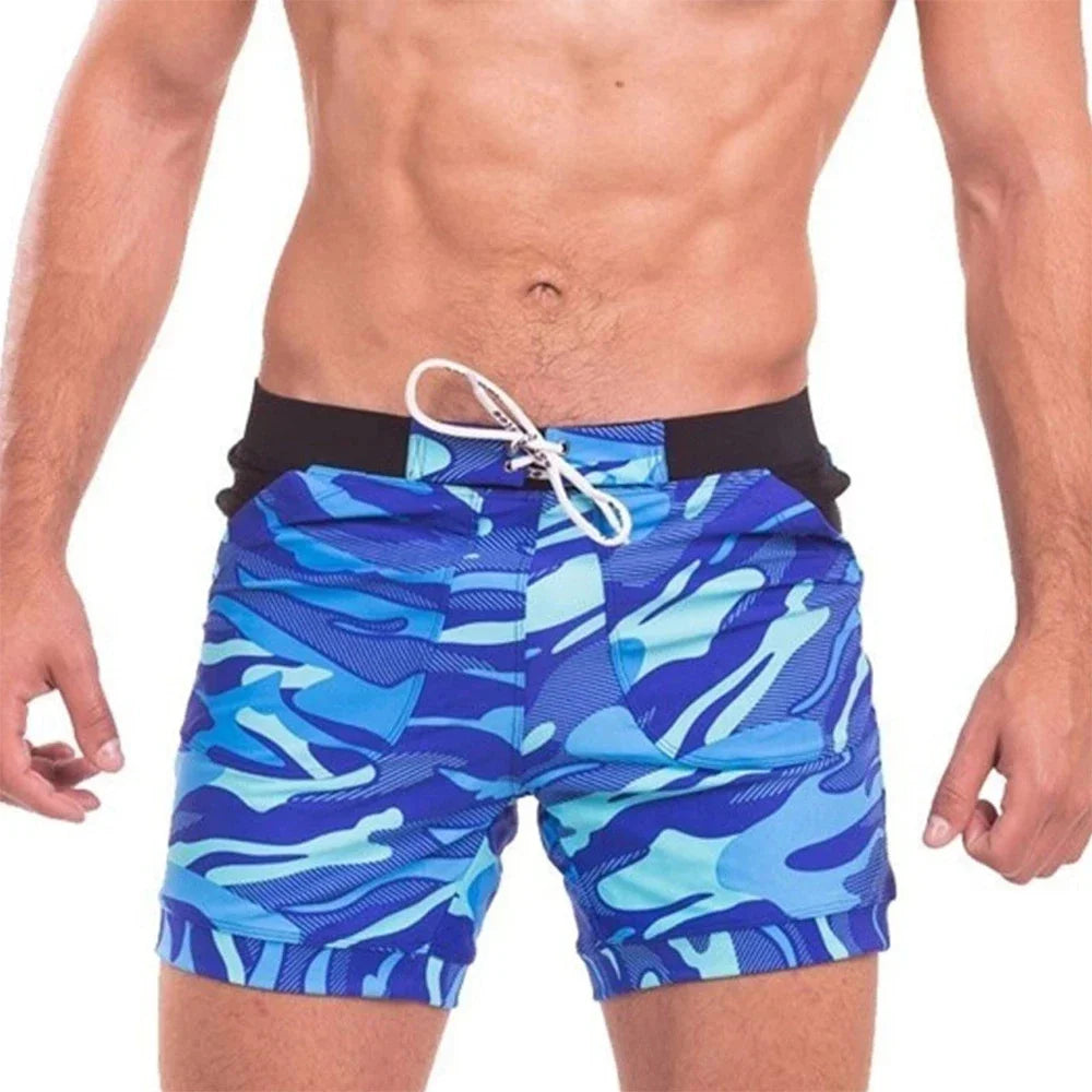 Mens Swim Trunks with Pockets