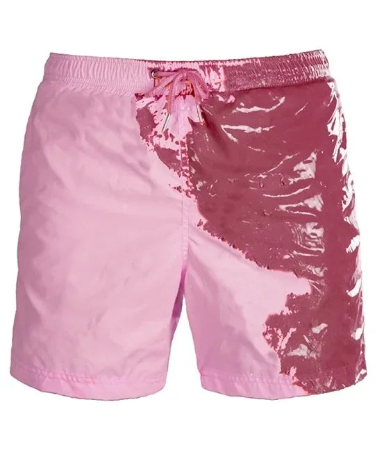 Color-Changing Beach Shorts for Men