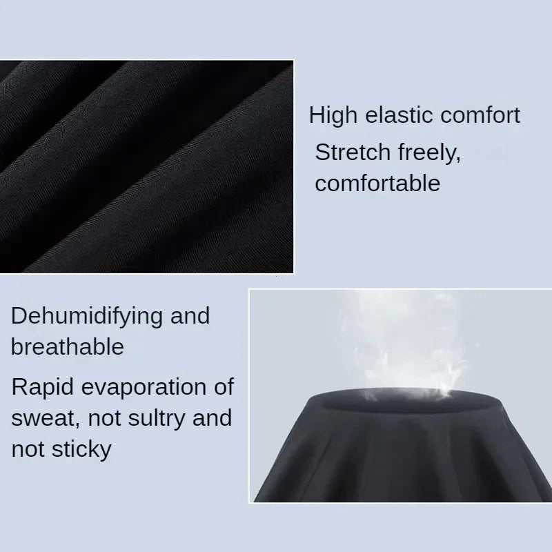 Men's High-waisted Breathable Swim Trunks