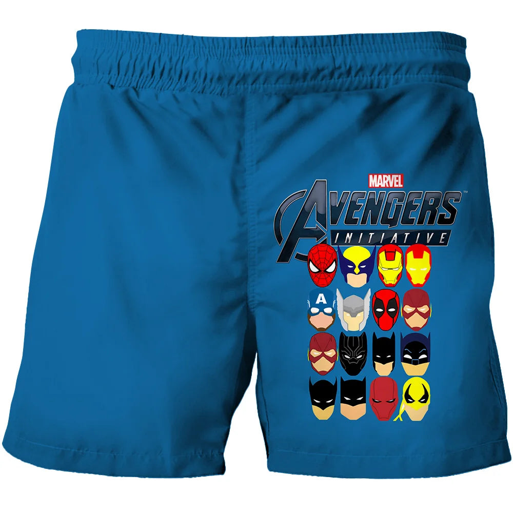 Cartoon Kids' Quick-Dry Swim Shorts
