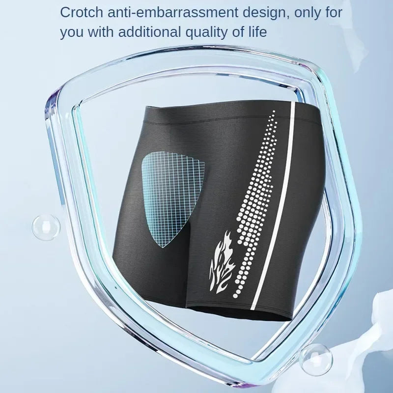 Men's High-waisted Breathable Swim Trunks